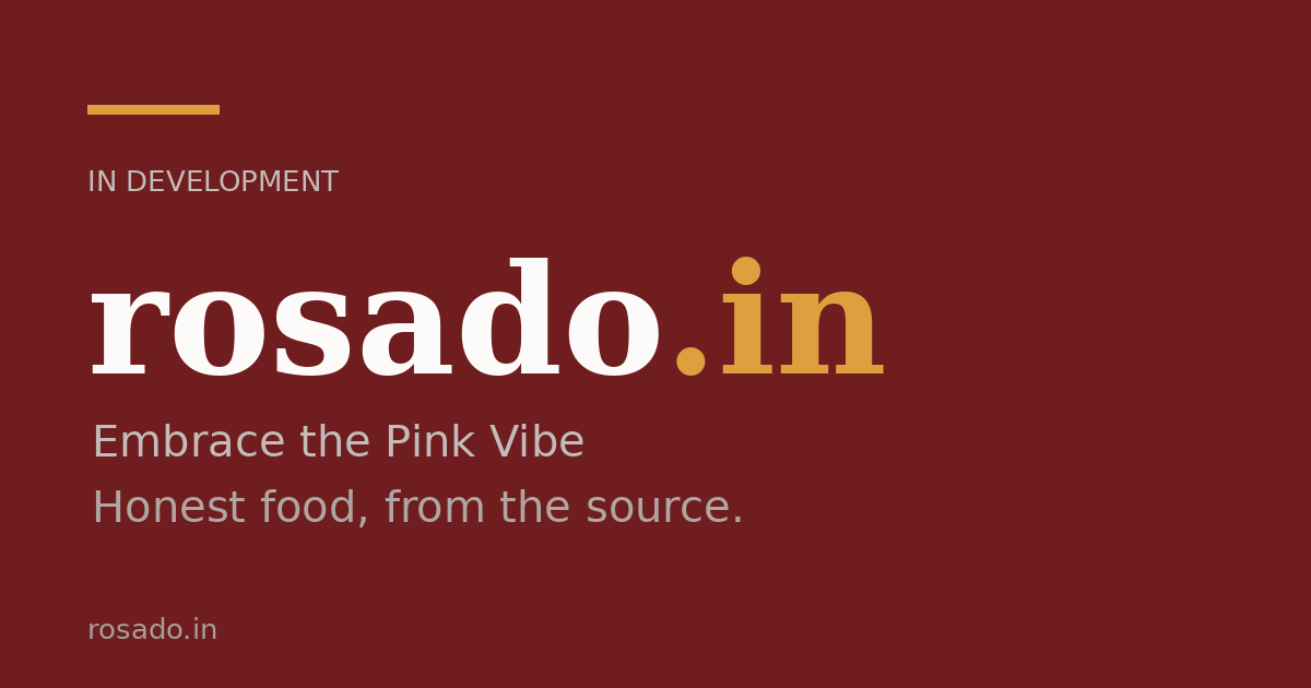 Link preview image for rosado.in
